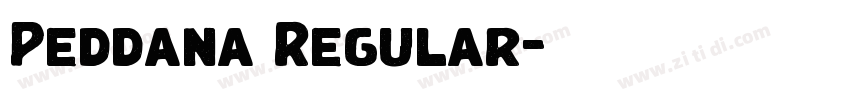 Peddana Regular字体转换 Peddana Regular字体转换